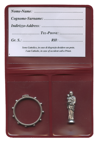 Mini St.Joseph's devotion wallet - RRZ190-JO/A