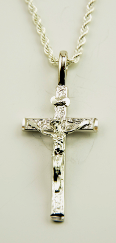Necklace Cross - Collier Croix - Collar de Cruz Colgante X&AR30A-S