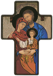 Cross "Holy Family"-Croix "Sainte Famille"-Cruz "Sagrada Familia" Made in Italy