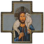 Cross Icon "Good Shepherd"-Icône Croix "Bon Pasteur"-Icono de cruz "Buen Pastor"-Italy