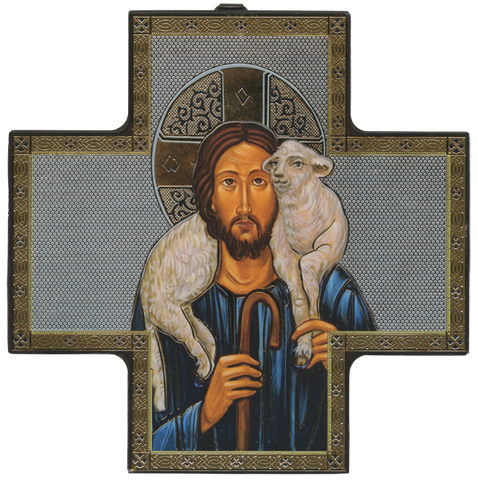 Cross Icon "Good Shepherd"-Icône Croix "Bon Pasteur"-Icono de cruz "Buen Pastor"-Italy