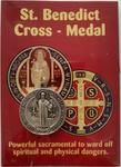 St. Benedict's medal/prayer set - Ensemble médaille / prière Saint-Benoît - Conjunto de medallas / oraciones de San Benito