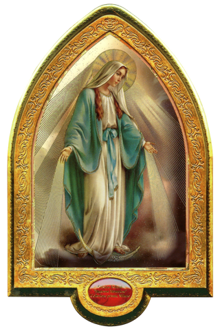 Our Lady of Grace  gold plated Vault - QA8040-1001 - Made in Italy