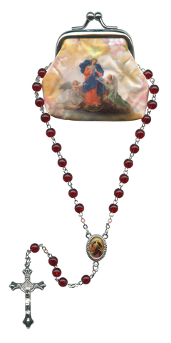 Our Lady of Knots Rosary and Pouch - R71M0251