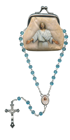 Jesus Rosary and Pouch - R71E307