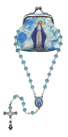 Our Lady of Grace Rosary and Pouch - R71M0001