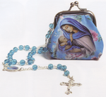 Mother and Child Rosary and Pouch - R71M0021