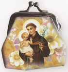 St. Anthony Rosary and Pouch - Chapelet et pochette Saint Antoine  - Rosario y bolsa de San Antonio