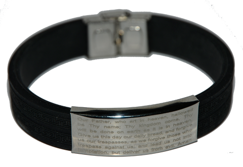 Steel & silicone bracelet - Pulsera de acero y silicona - Bracelet en acier et silicone