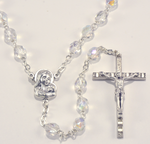 Crystal rosary-Chapelet en cristal-Rosario de cristal RC45AT-15