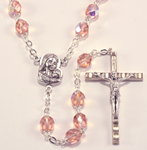 Crystal rosary - RC45AT-6
