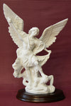 Marble dust St. Michael statue - SPA336 Made in Italy