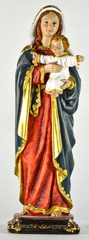 Statue Madonna and Child, Statue Vierge à l'Enfant - Estatua Madonna y Niño 30 cm - 12"