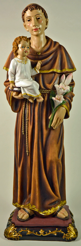 Statue St.Anthony - Statue Sainte Antoine - Estatua de San Antonio  90 cm - 36"